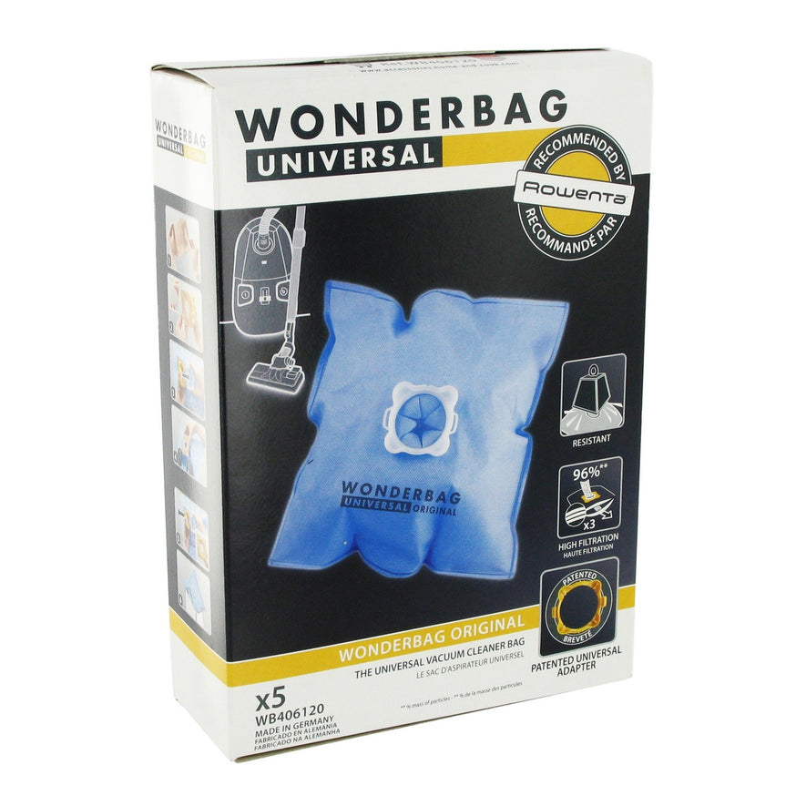 Genuine Wonderbag Classic Type Universal 6L Microfibre Bags (x5) - WB406120^000