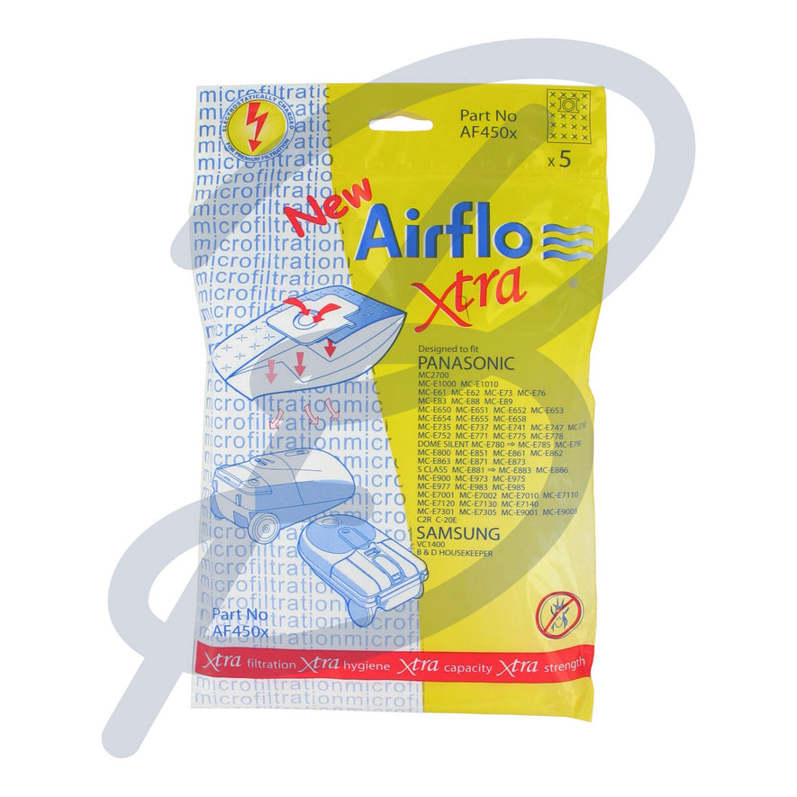Compatible Microfibre Vacuum Bags (Pack of 5) - AF450^001