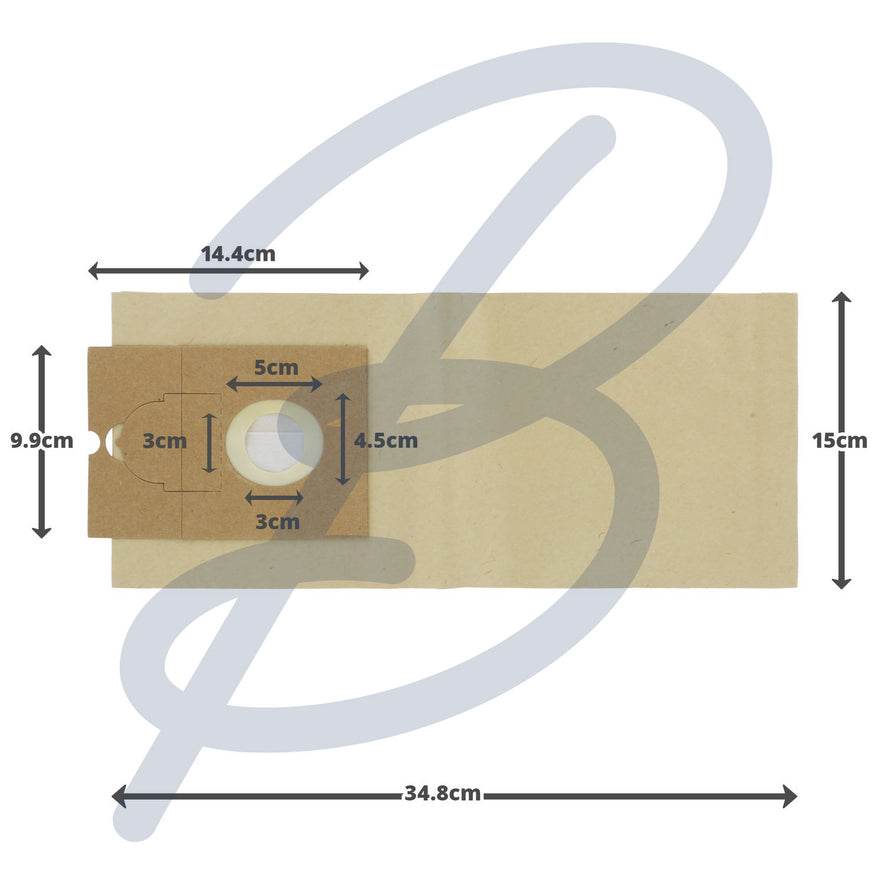 Compatible Paper Vacuum Bags (Pack of 5) - VB174^000