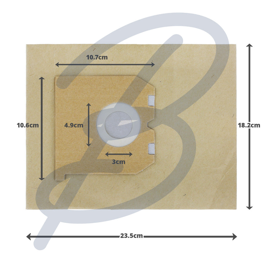 Compatible Paper Vacuum Bags (Pack of 5) - VB186^000