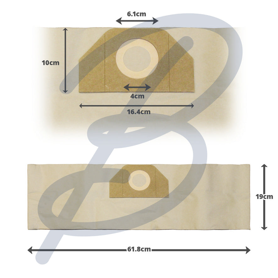 Compatible Paper Vacuum Bags (Pack of 5) - VB198^000