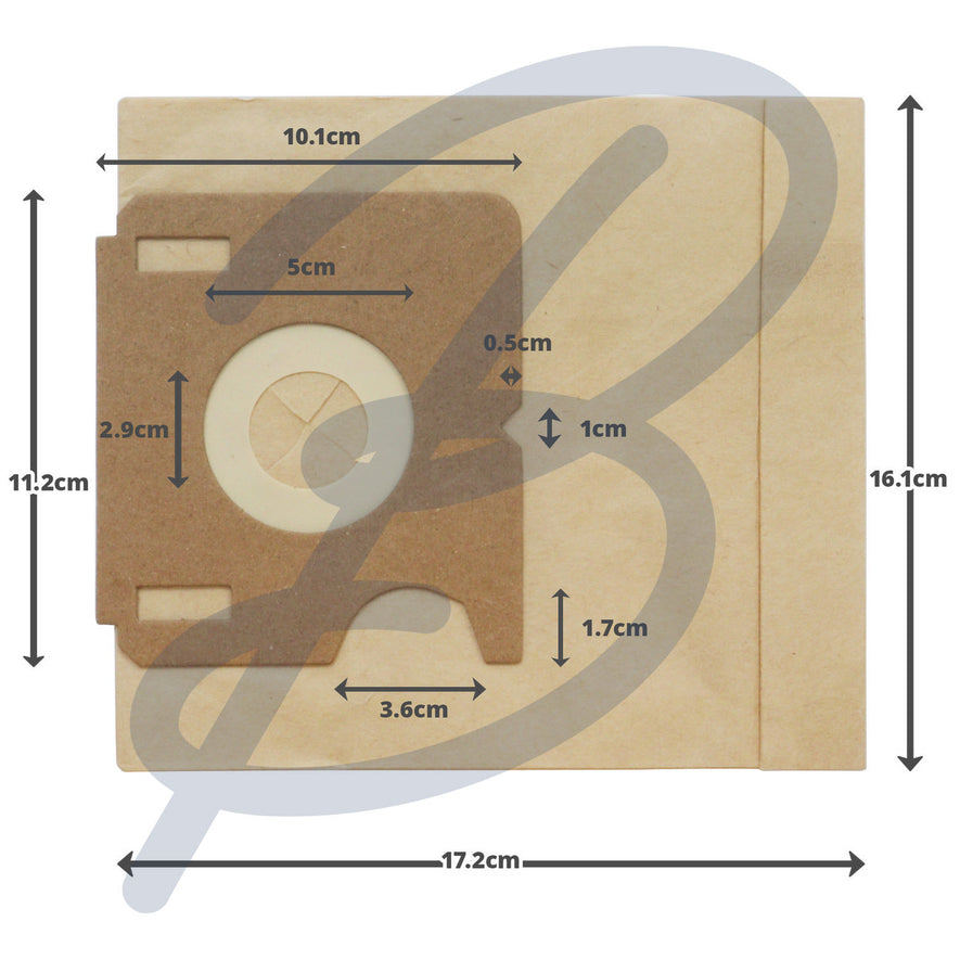 Compatible Paper Vacuum Bags (Pack of 5) - VB209^000