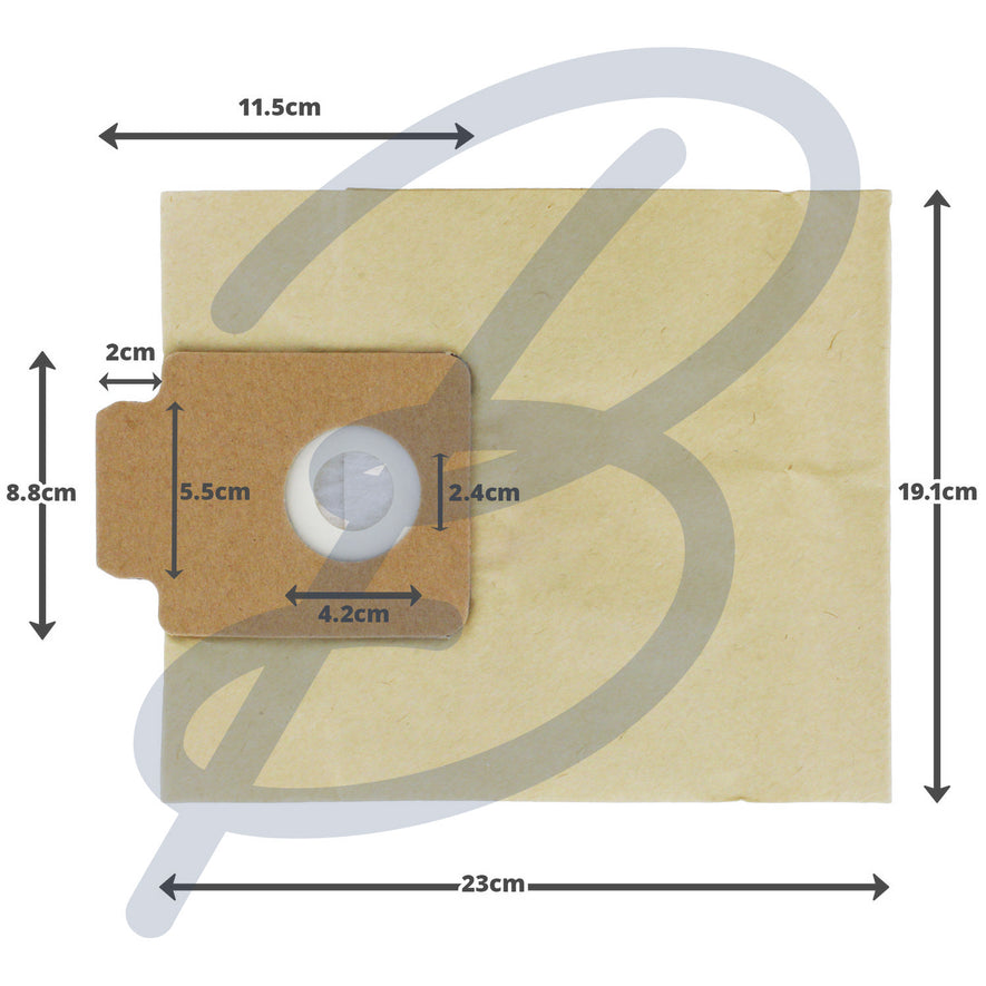 Compatible Paper Vacuum Bags (Pack of 5) - VB254^000