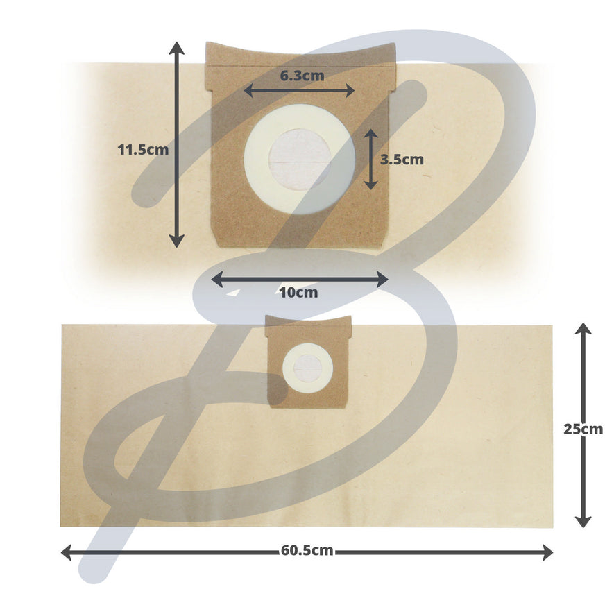 Compatible Paper Vacuum Bags (Pack of 5) - VB261^000