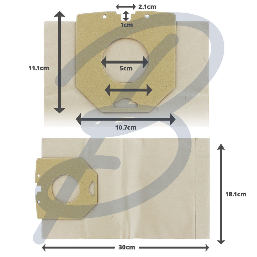 Compatible Paper Vacuum Bags (Pack of 5) - VB463^000