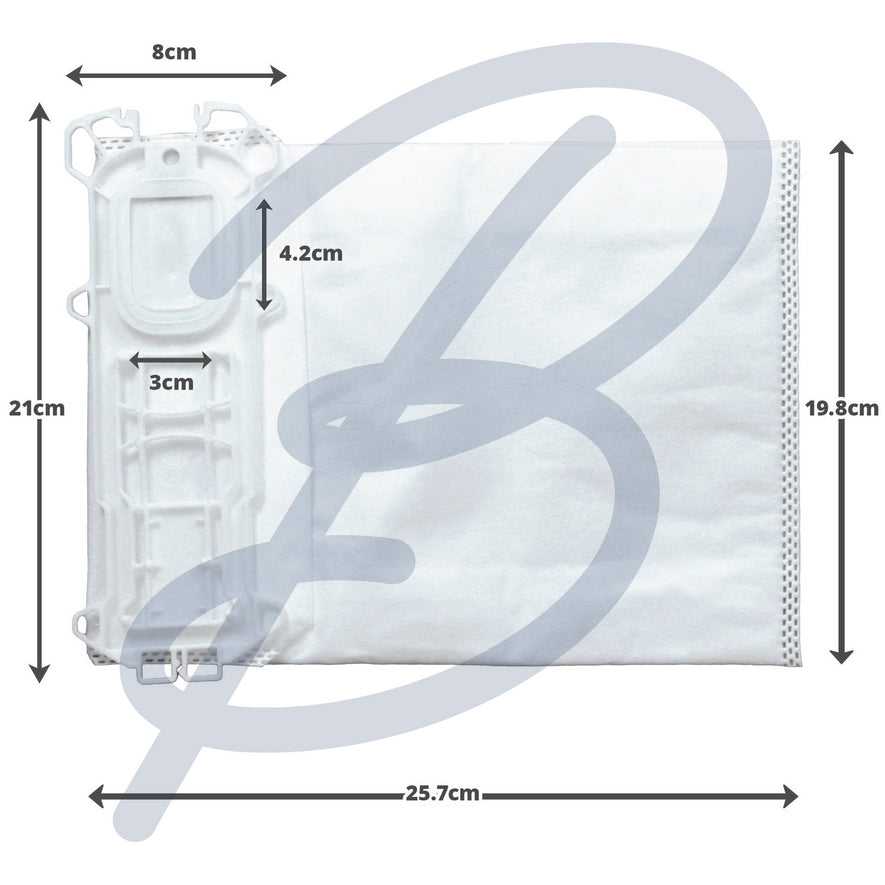 Compatible Microfibre Vacuum Bags (Pack of 5) - VB801^000