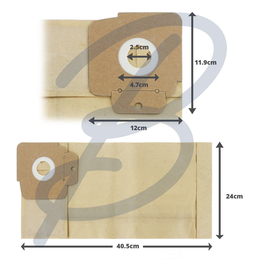 Compatible VB821 for Karcher CPaper Bags (x5) - VB821^000