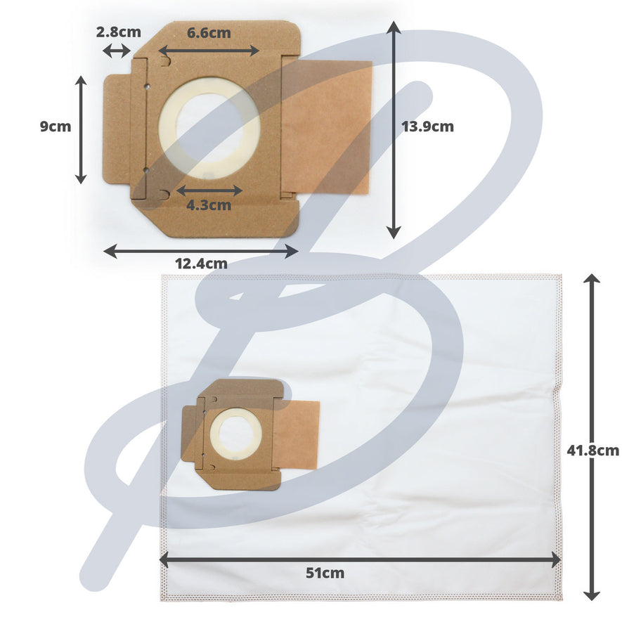 Compatible VB841 for Makita Microfibre Bags (x5) - VB841^000