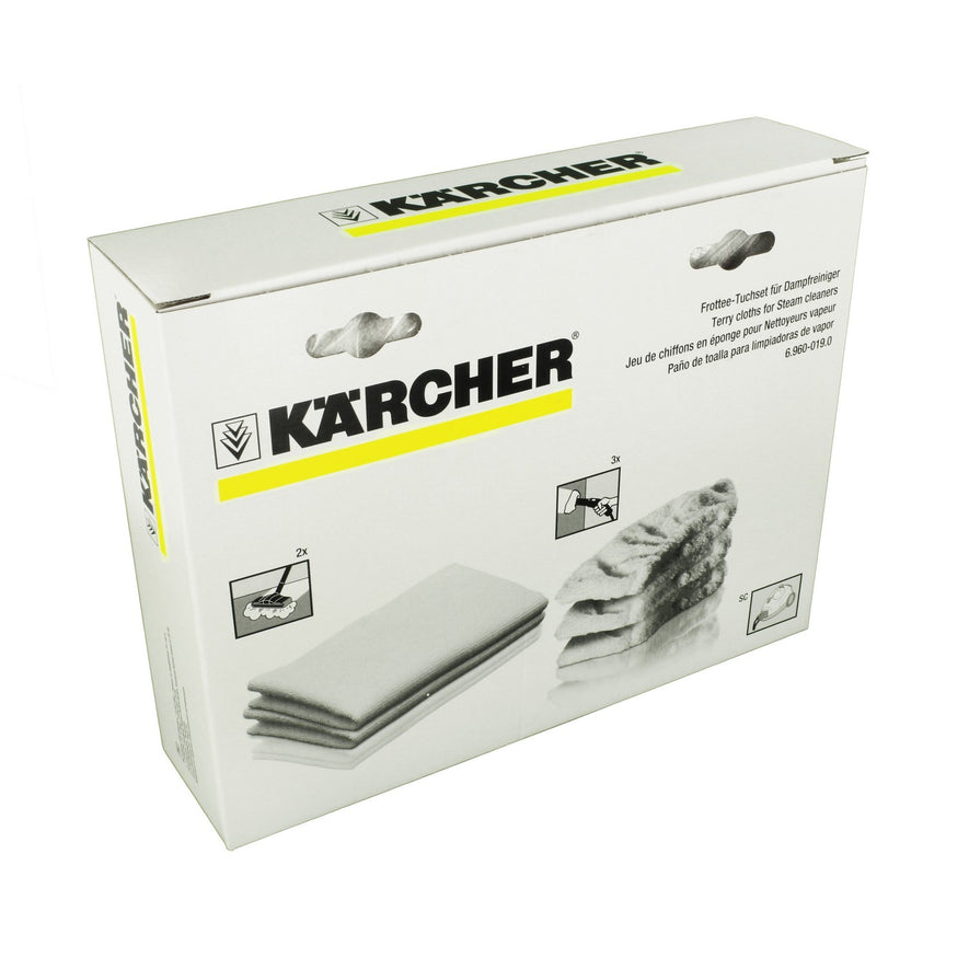 Genuine Karcher Steam Cleaner Cloths (Pack of 5) - 6.960-019.0^000