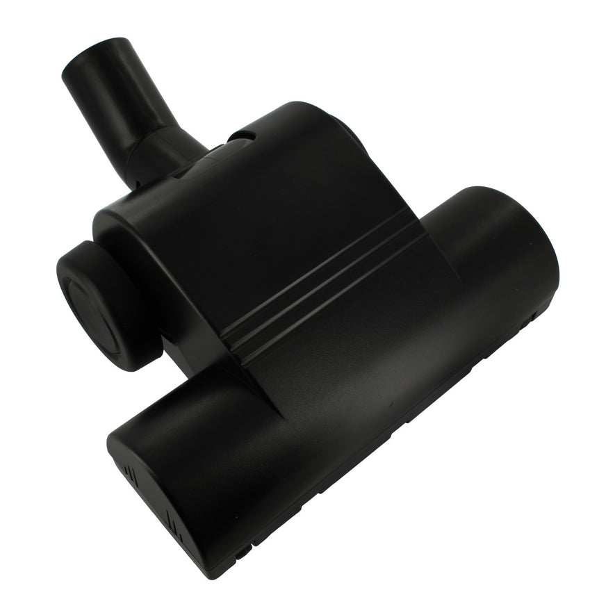 Universal Black Plastic Mini Turbo Brush with Rear Wheels & Adjustable Elbow (200mm x 32mm) - PFC887^000