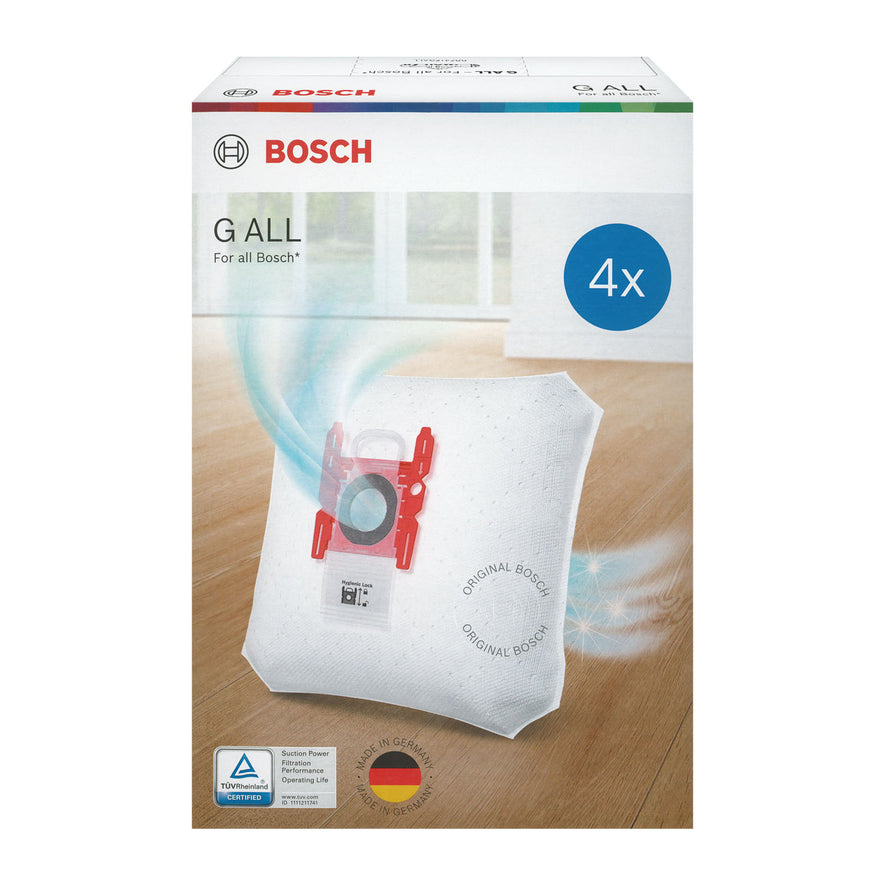 Genuine Bosch 'Type G ALL' Microfibre Bags (x4) - BBZ41FGALL^000