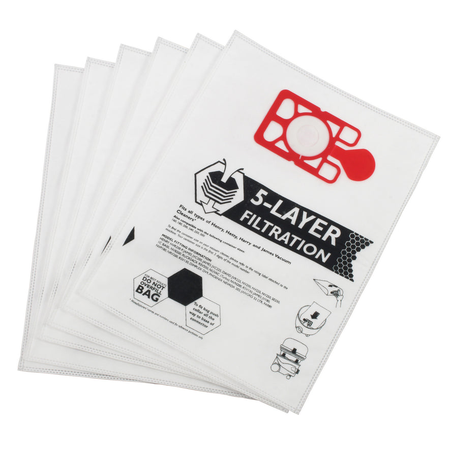 Compatible Microfibre Vacuum Bags (Pack of 5) - VB390H^000