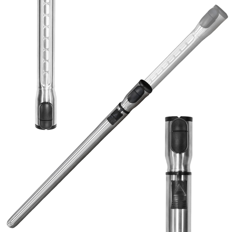 Compatible for Miele Chromed Stainless Steel 50cm-100cm Telescopic Extension Tube (35mm) - PFC276^000