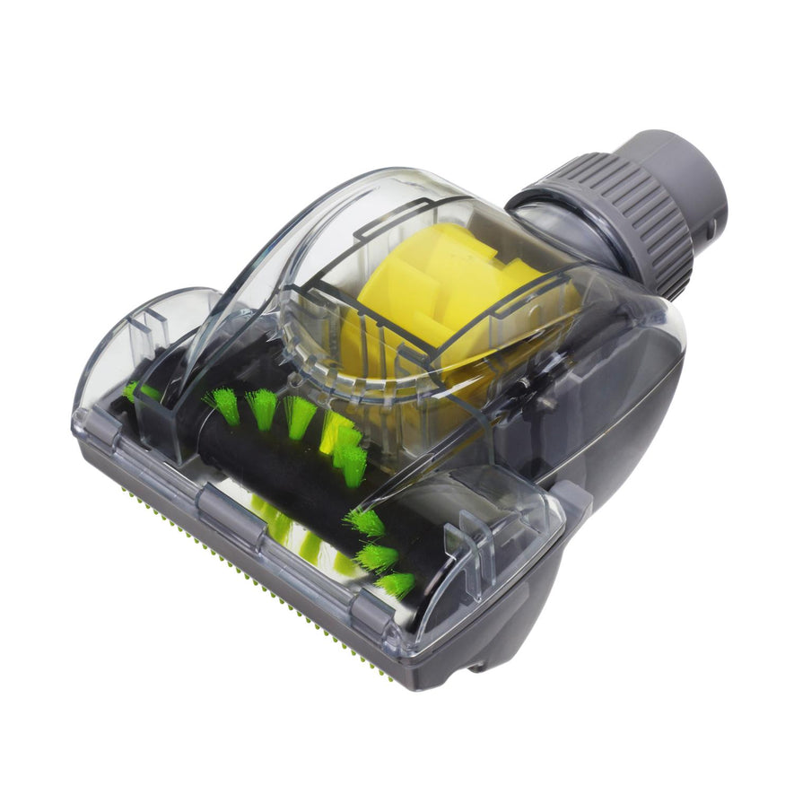 Universal Grey Plastic Mini Handheld Turbo Tool with Movable Pet Brush Attachment (32mm) - PFC963^000