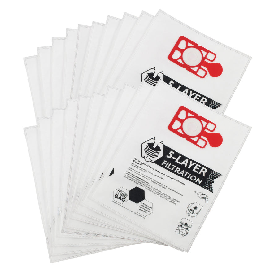 Compatible VB390H20PP for Numatic 'NVM-1CH' Mailbag-Packed Microfibre Bags (x20) - VB390H20PP^000