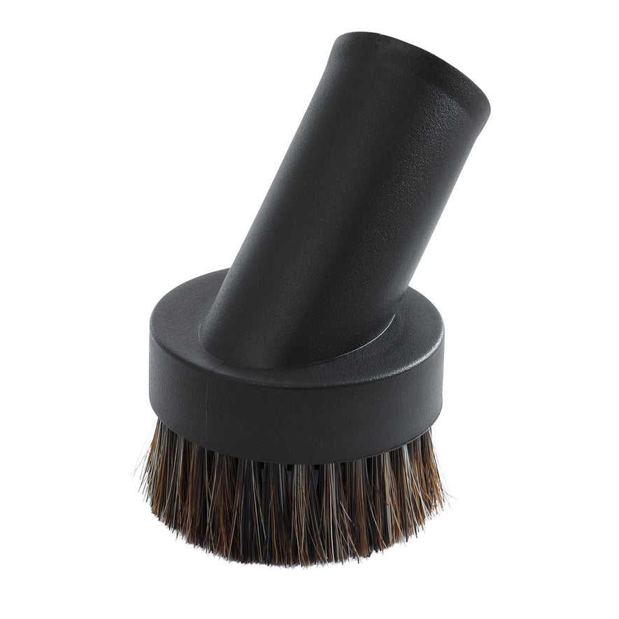 Universal Black Plastic Horsehair Round Dusting Brush (32mm) - PFC885^000