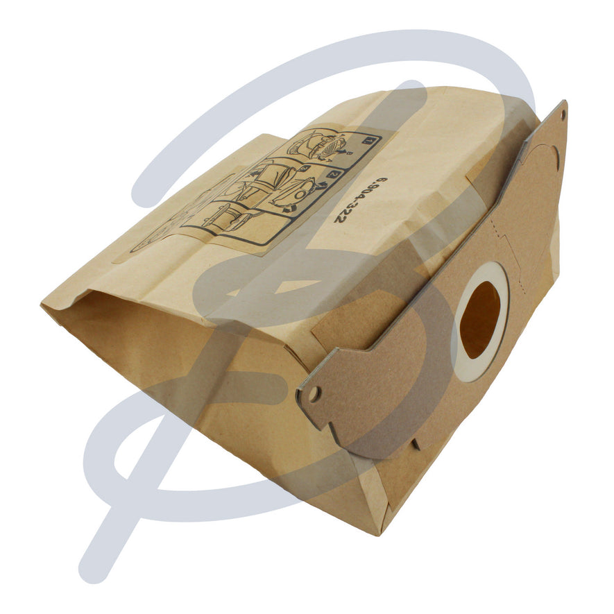 Genuine Karcher Paper Vacuum Bags (Pack of 5) - 6.904-322.0^000
