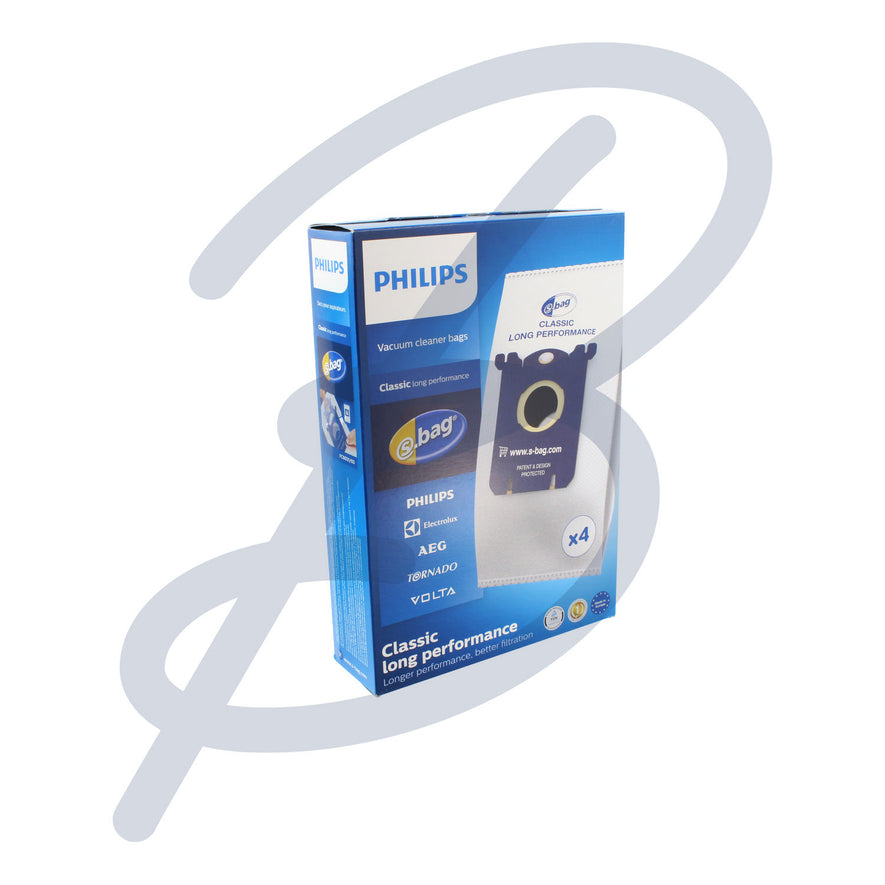 Genuine Philips Microfibre Vacuum Bags (Pack of 4) - FC802103^000