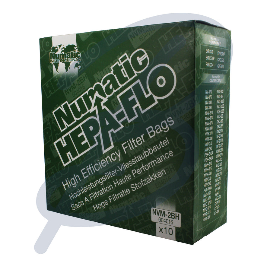Genuine Numatic Microfibre Vacuum Bags (Pack of 10) - NVM-2BH^000