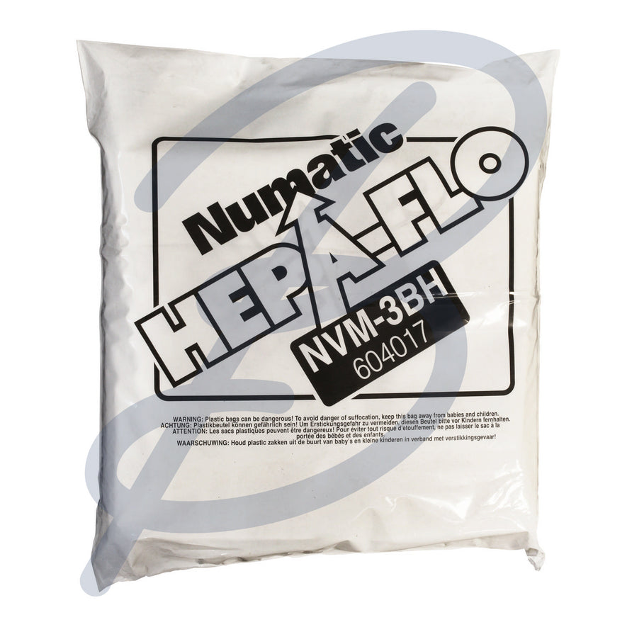 Genuine Numatic 'NVM-3BH' Microfibre Dust Bags (x10) . Replacement Bags (SMS Microfibre) for your Numatic appliance. | The Bag Lady