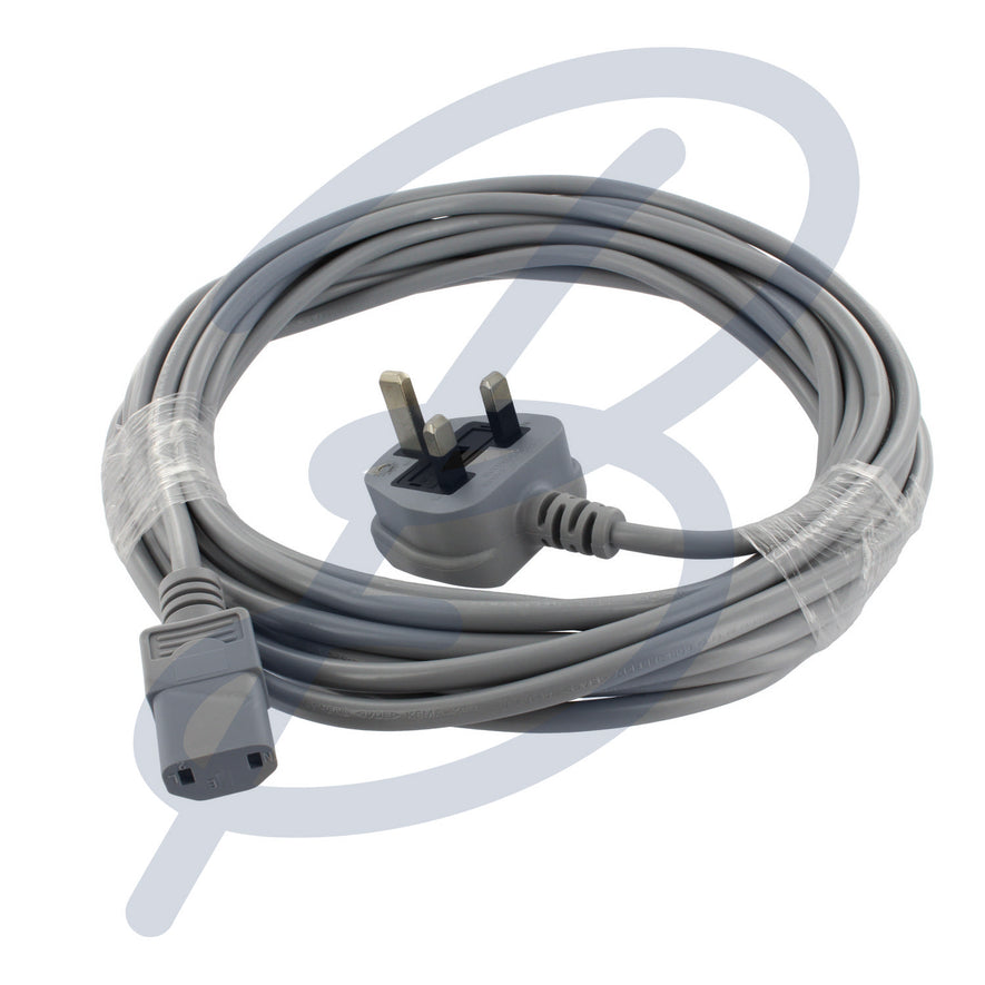 Compatible for Nilfisk Grey Cable & 13A Plug Assembly. Replacement Cables & Flex for your Nilfisk appliance. | The Bag Lady