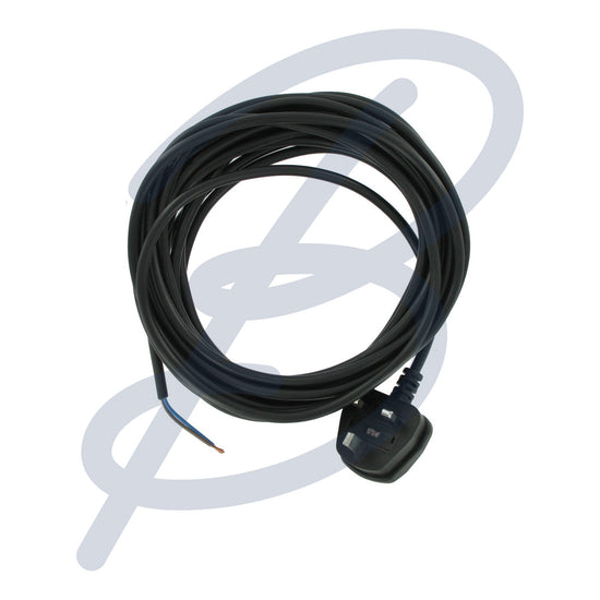 Universal Numatic, Oreck Black Cable & 13A Plug Assembly (2-Core x 0.75mm, 8.4m). Replacement Cables & Flex for your Oreck appliance. | The Bag Lady