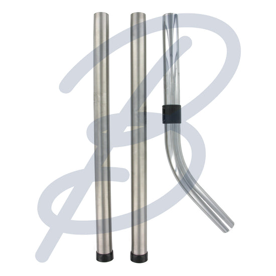 Universal Chromed Steel Friction-Fitting Bent End & Extension Rod Tube Kit (32mm). Replacement Rods, Tubes & Wands for your Universal appliance. | The Bag Lady