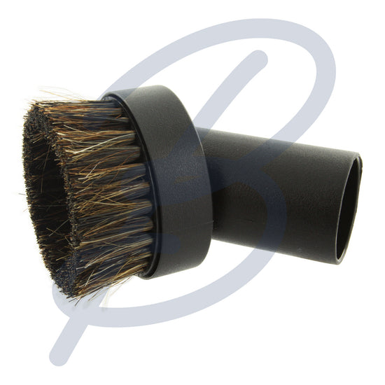 Universal Black Plastic Horsehair Round Dusting Brush (32mm). Replacement Dusting Brush Tools for your Universal appliance. | The Bag Lady