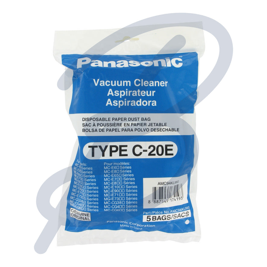Panasonic Paper Vacuum Bags (Pack of 5) - Type C-20E^001