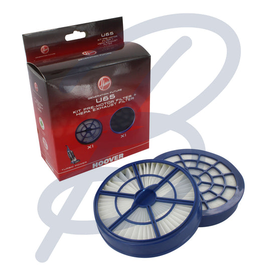 Genuine Hoover 'U65' Type TFilter Kit. Replacement Filters for your Hoover appliance. | The Bag Lady