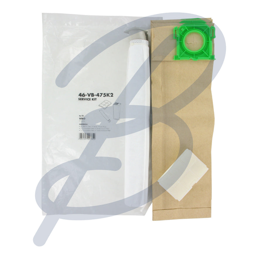 Compatible Paper Vacuum Bags (Pack of 5+2) - VB475K2^000