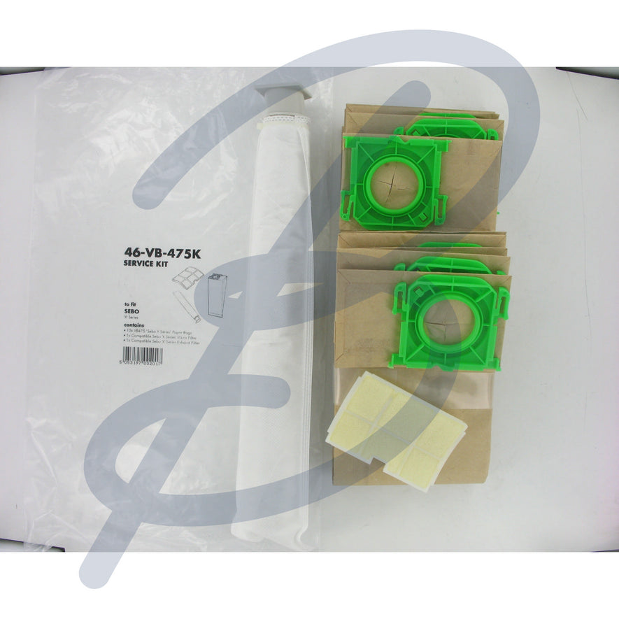 Compatible Paper Vacuum Bags (Pack of 10+2) - VB475K^000